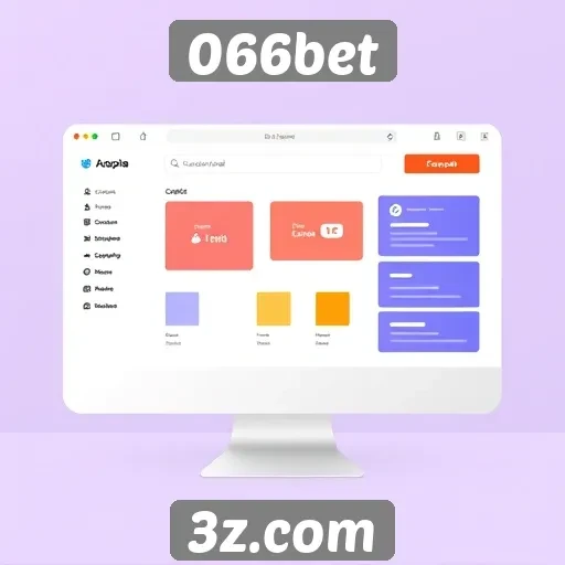 Avaliação da interface do usuário no site 066bet